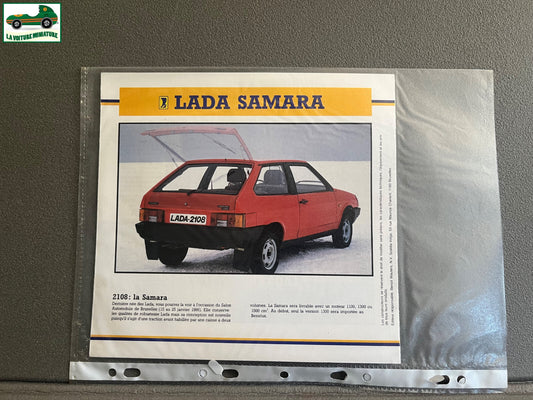 Ancien Dépliant Brochure Documentation Automobile Lada Gamme