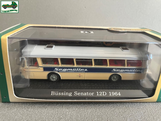 Voiture miniature Bussing Senator 12D 1964 Autobus Bus Collection Atlas 1/72