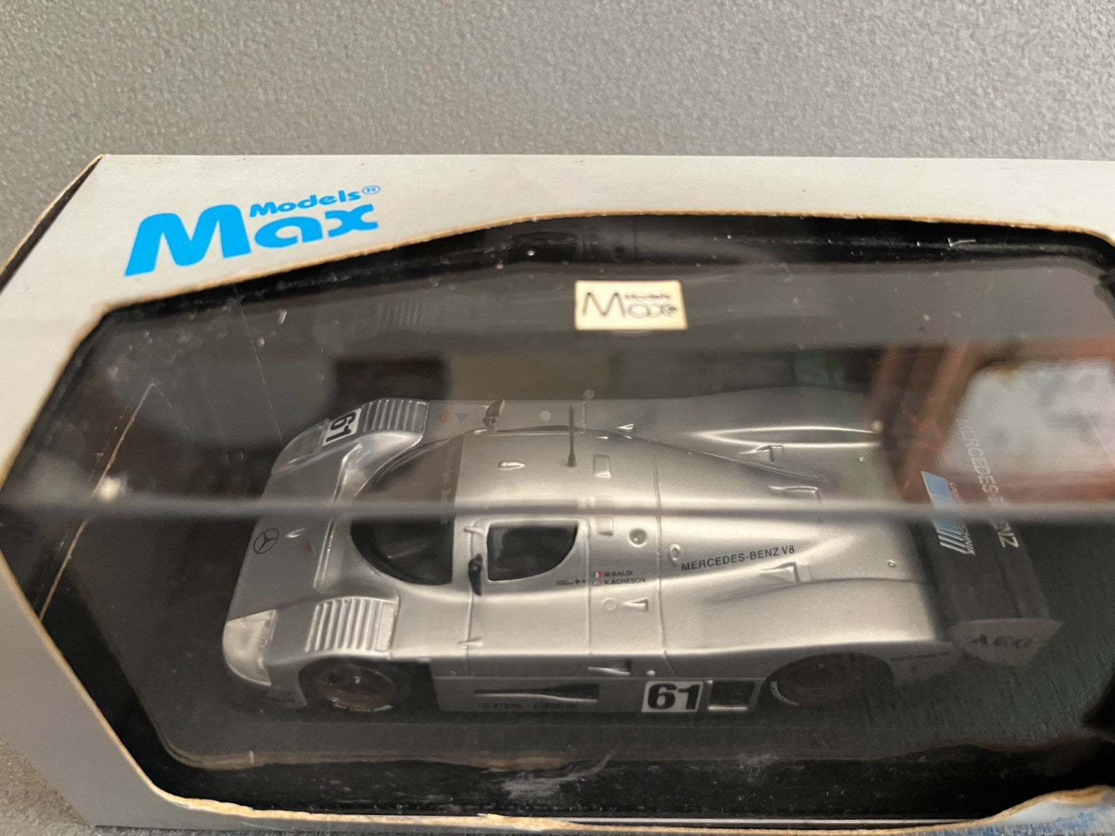 Voiture Miniature Course Sauber Mercedes C9 1000km Models Max 1/43