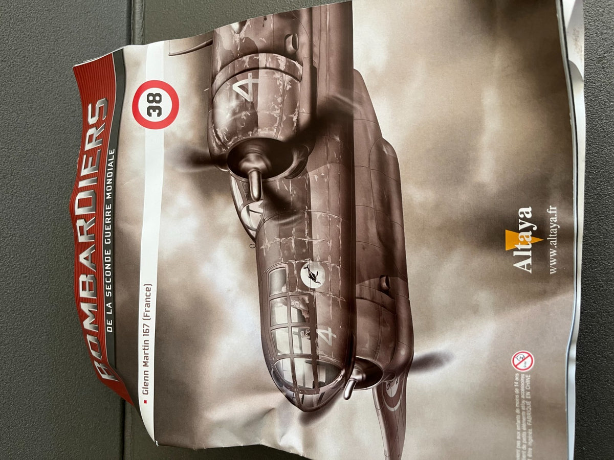 Avion miniature Militaire Bombardier Glenn Martin 167 Altaya 1/72