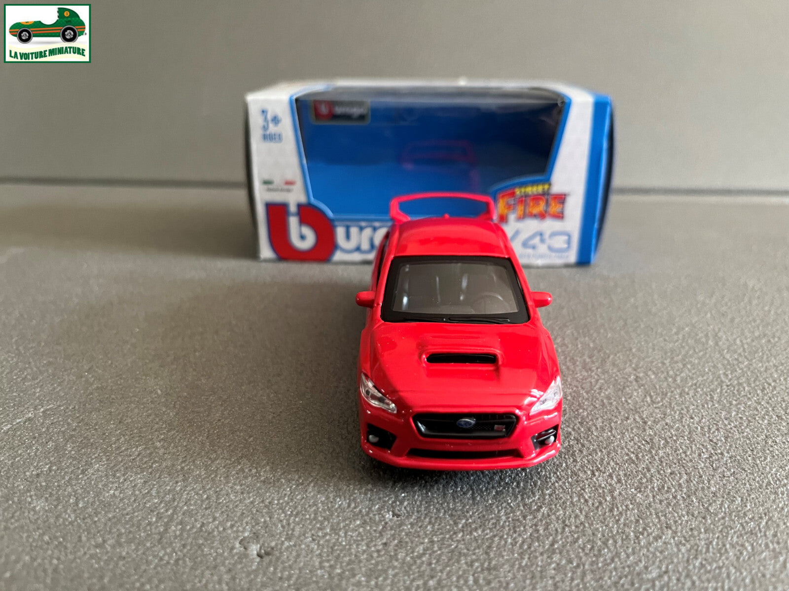 Voiture Miniature Subaru WRX STI 2017 Burago Street Fire au 1/43