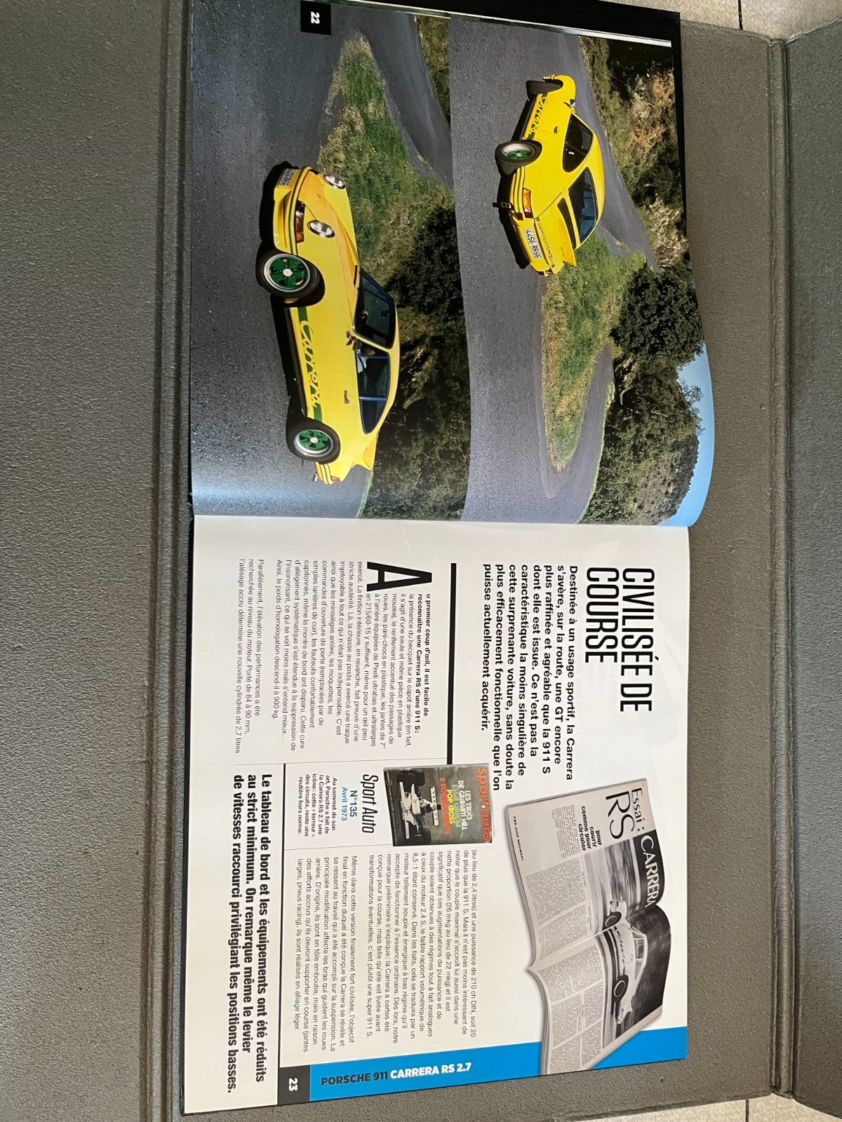 Livre Voiture Automobile 50 Ans de Porsche 911 Sport Auto