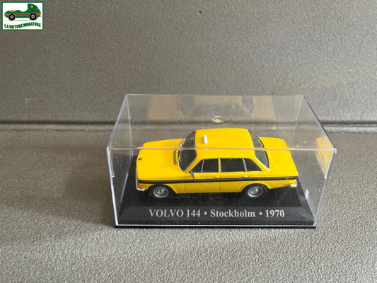Voiture Miniature Volvo 144 Stockholm 1970 Taxi du Monde Altaya au 1/43