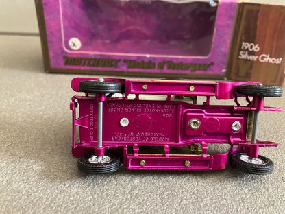 Ancienne Voiture Miniature 1906 Rolls Royce Silver Ghost Matchbox 1/51