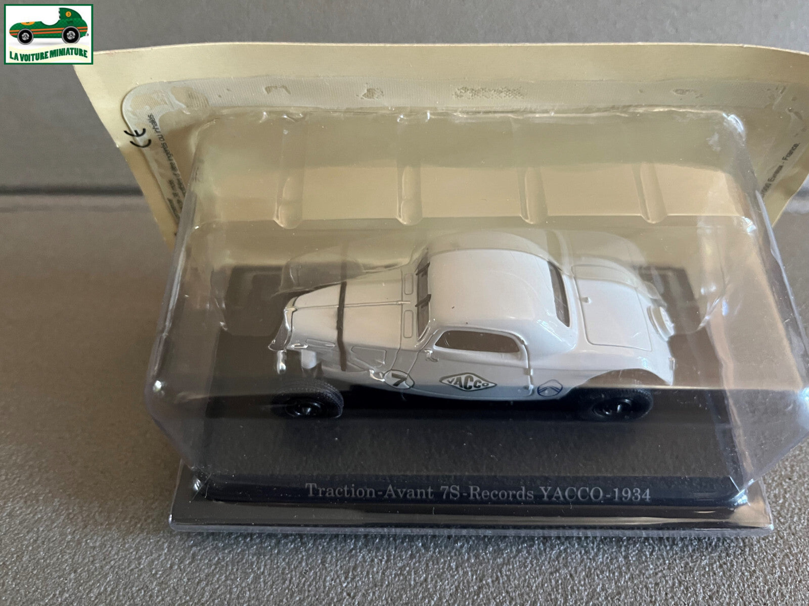 Voiture Miniature Citroen Traction Avant 7S Records YACCO 1934 au 1/43