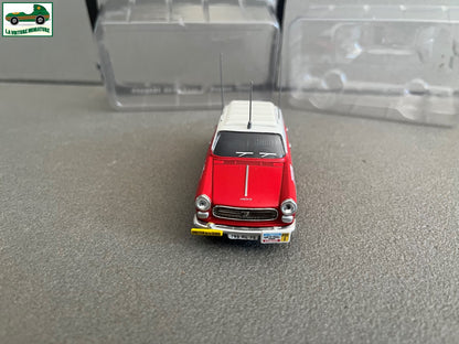 Voiture Miniature Peugeot 404 Tour de France 1968 Vélo Norev au 1/43