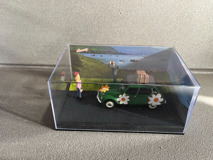 Voiture Miniature Citroen Dyane Etape 2 La Route Bleue RN7 1/43