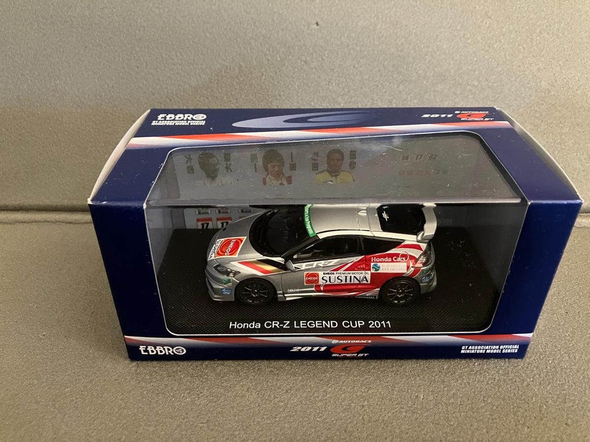 Voiture Miniature Honda CR-Z Legend Cup 2011 Ebbro au 1/43