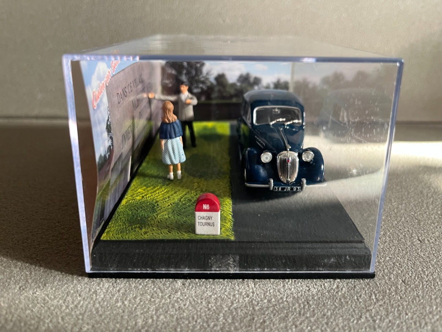 Voiture Miniature Simca 8 Etape 48 La Route Bleue RN7 1/43