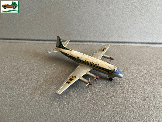Ancienne Miniature Dinky Toys Avion Vickers Viscount 60E Meccano France Epave