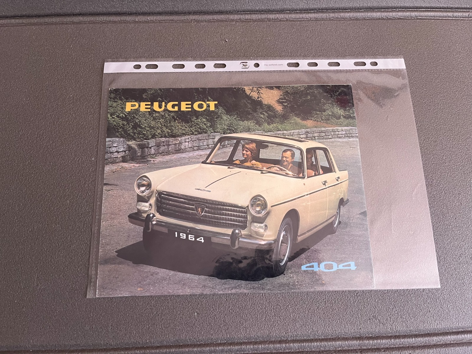 Ancien Dépliant Brochure Documentation Automobile Peugeot 404