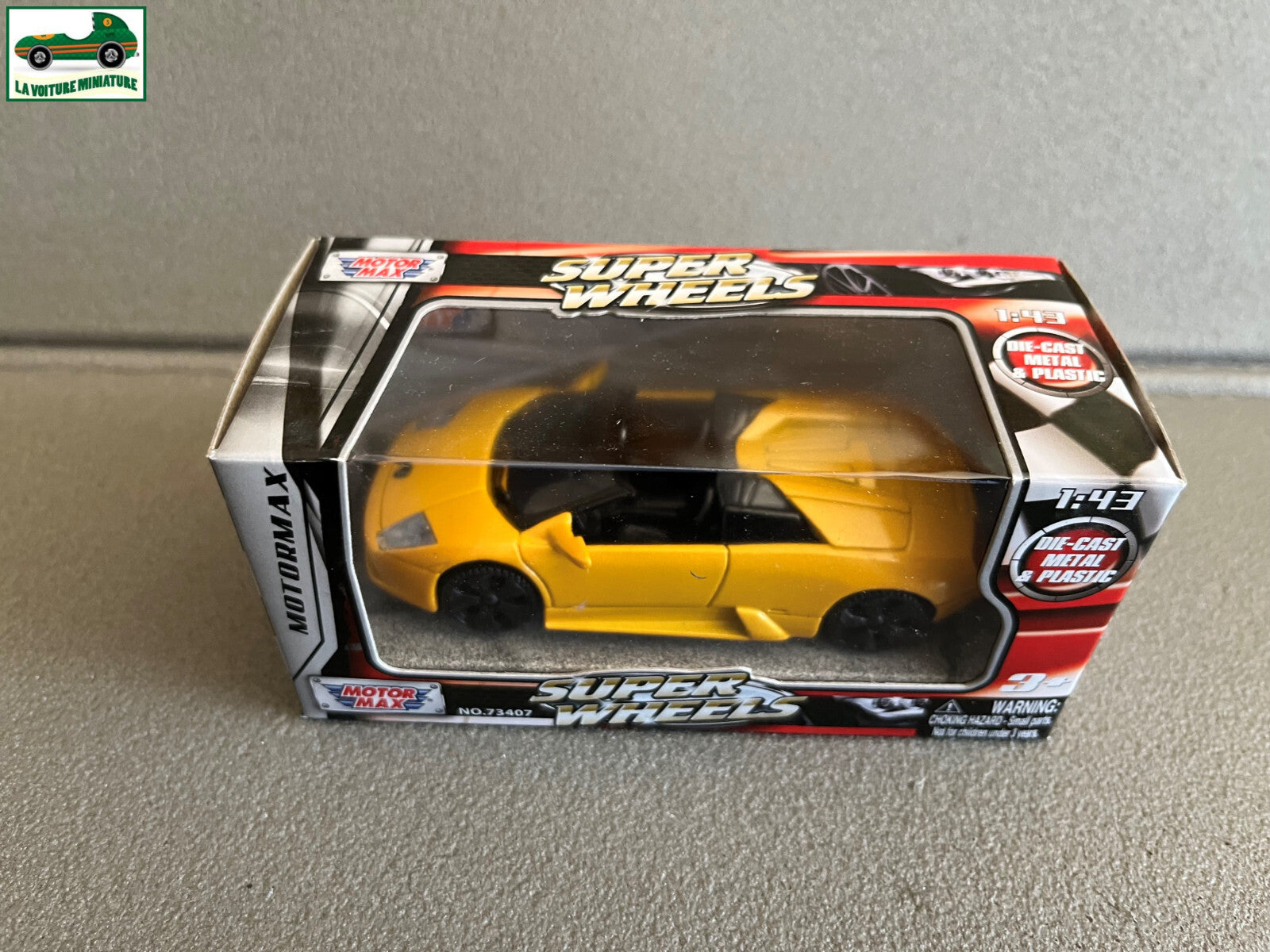 Voiture miniature Lamborghini Murcialago Roadster Motor Max 1/43