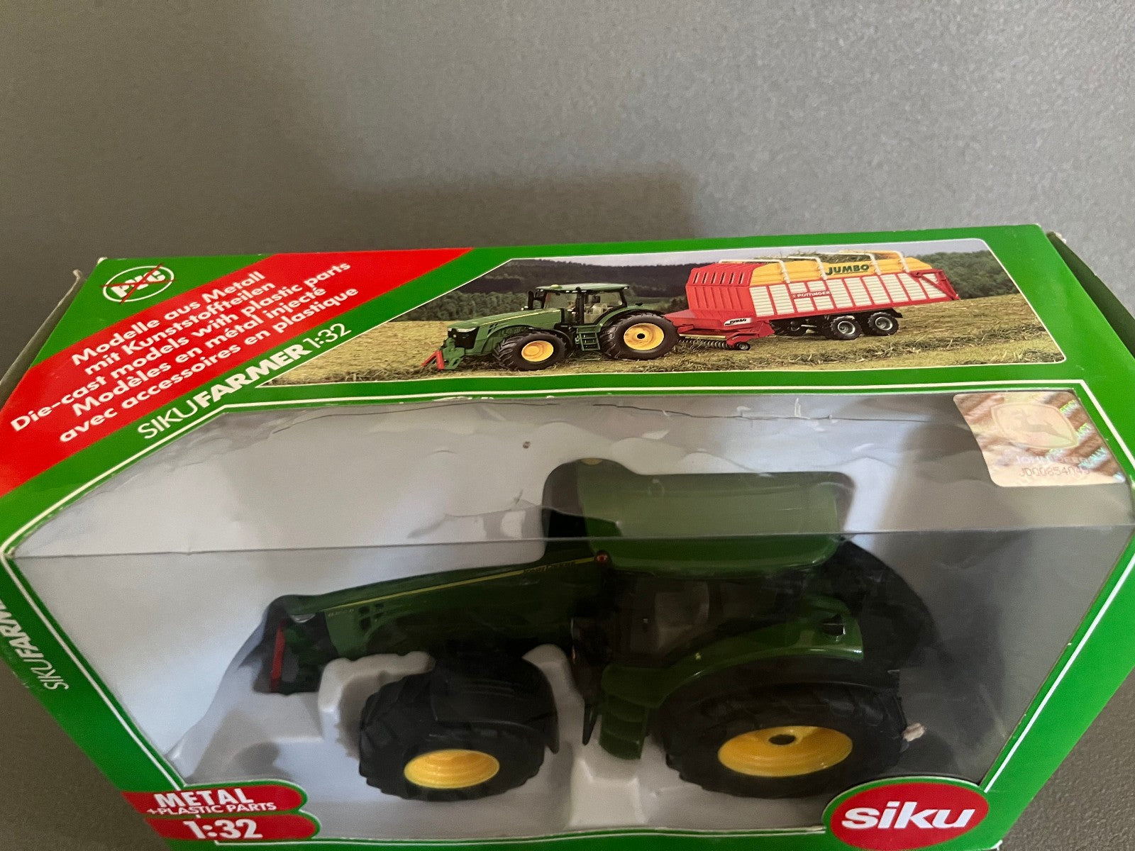 Voiture miniature Tracteur Agricole John Deere 8360R Siku 3272 1/32