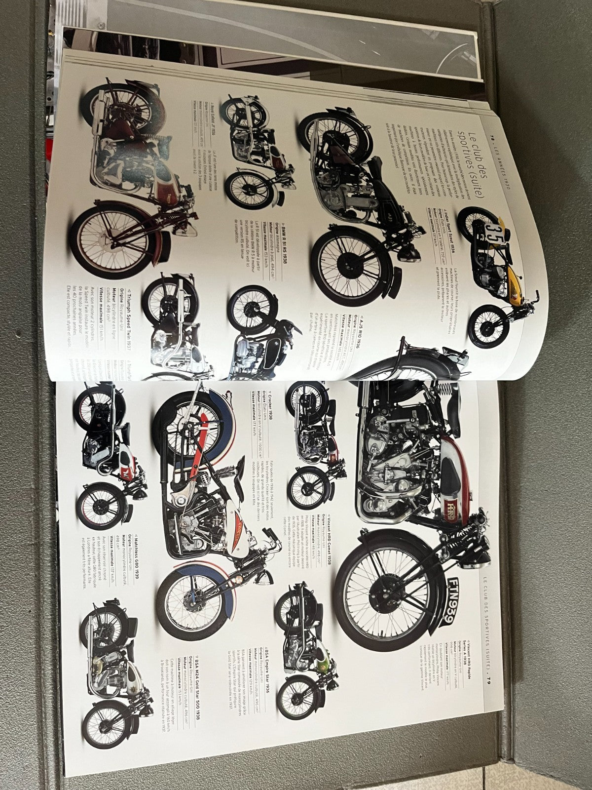 Livre Moto 1200 Motos de Légende Larousse
