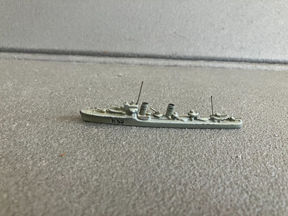 Ancien Bateau miniature Militaire H30 Alliage Plomb Wiking Germany 1/1250