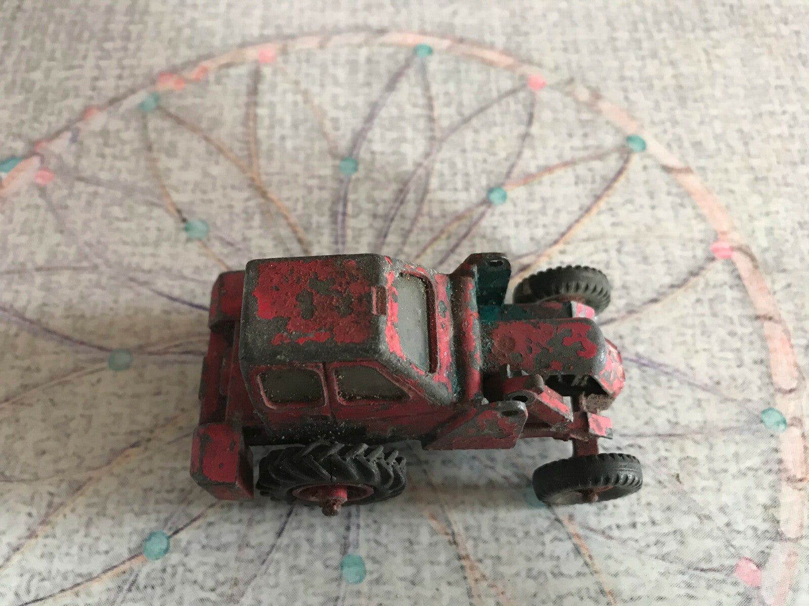 Ancienne Voiture Miniature Engin Chantier Muir Hill ZW Dinky Toys Meccano Epave 