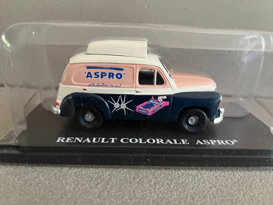 Voiture miniature Renault Colorale Aspro Auto Plus Hachette 1/43