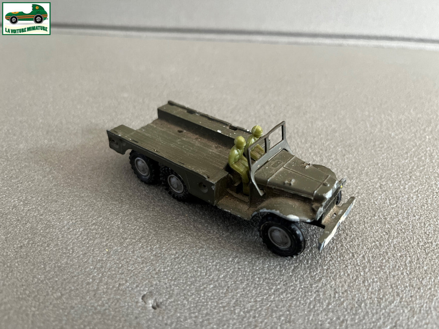 Ancienne Miniature Militaire Camion Blindé Dodge 6x6 France Jouets Epave