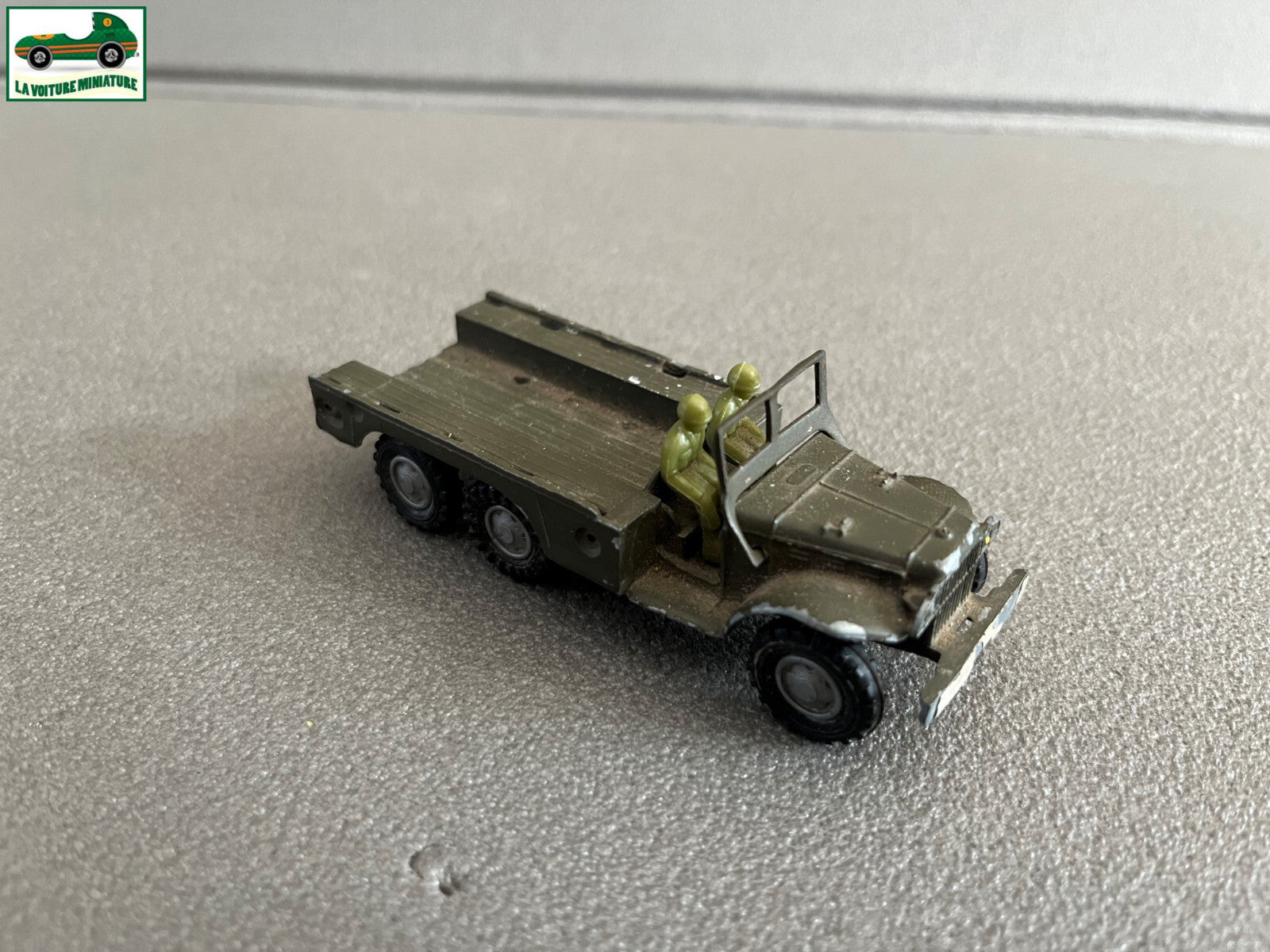 Ancienne Miniature Militaire Camion Blindé Dodge 6x6 France Jouets Epave