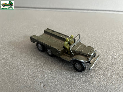 Ancienne Miniature Militaire Camion Blindé Dodge 6x6 France Jouets Epave