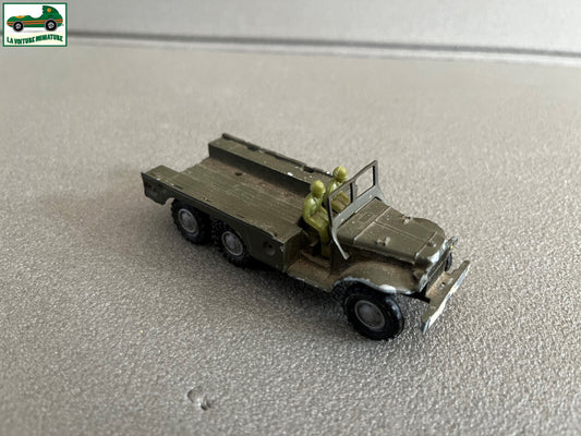 Ancienne Miniature Militaire Camion Blindé Dodge 6x6 France Jouets Epave