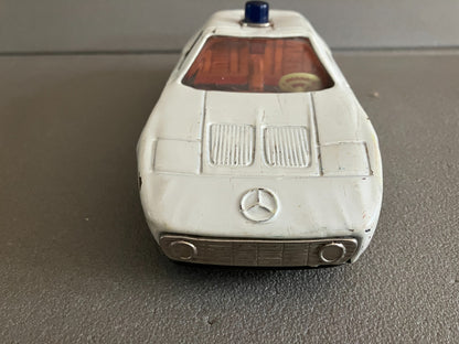 Jouet Ancien Voiture Miniature Tôle Mercedes C111 Yone Japan Yonezawa Friction