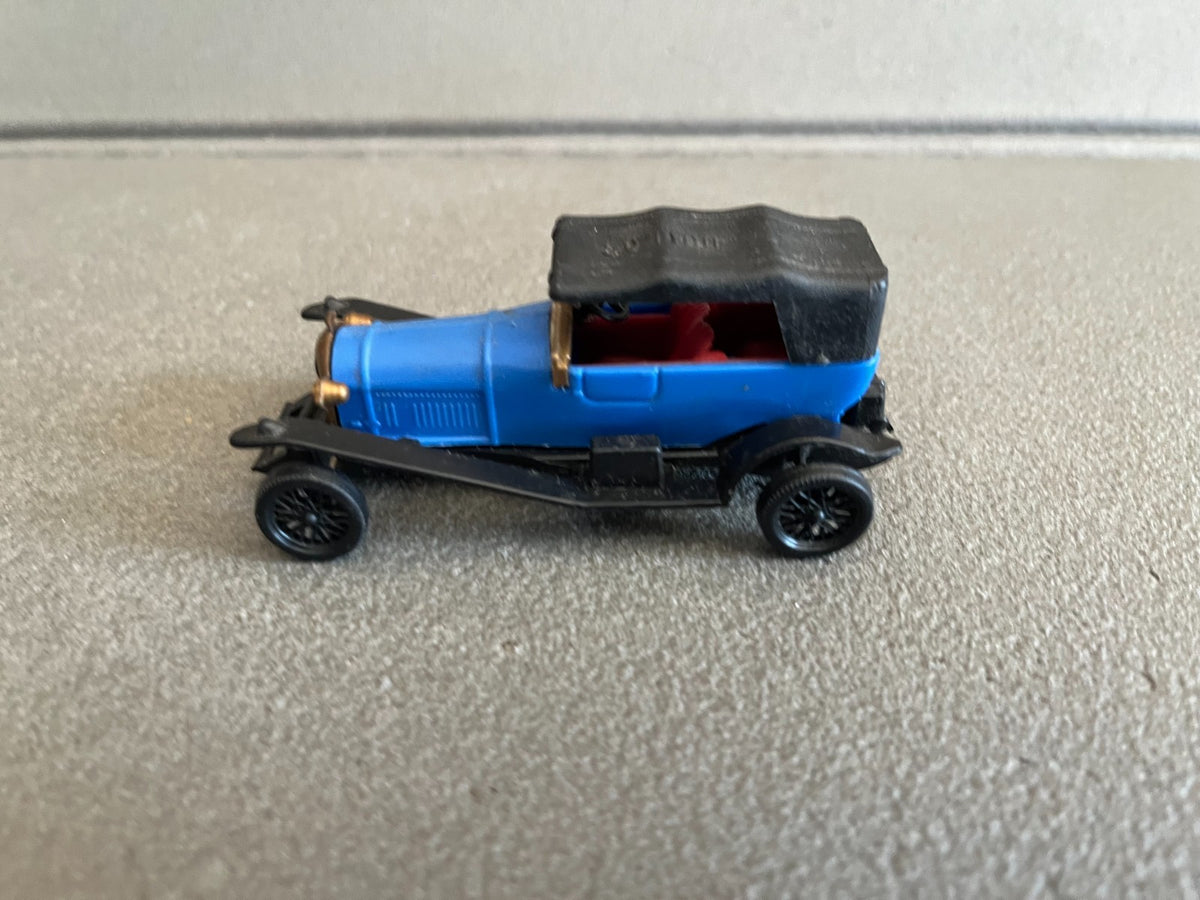 Voiture Miniature Ancien Plastique Bentley Le Mans 1927 Huilor Clé