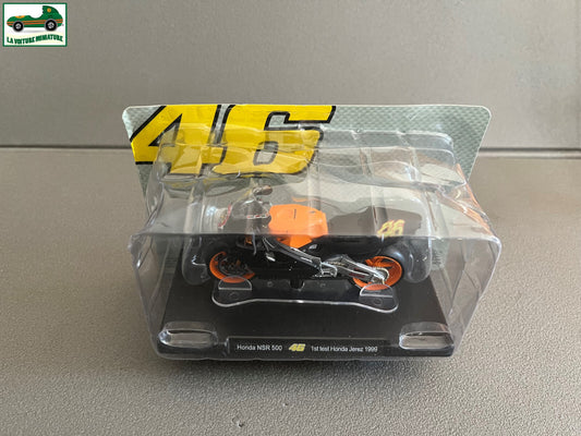 Moto GP miniature Valentino Rossi 46 Honda NSR 500 Test Jerez 1999 1/18