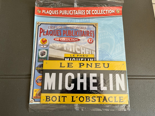 Plaque Métal Voiture Automobile Publicitaire Collection Michelin