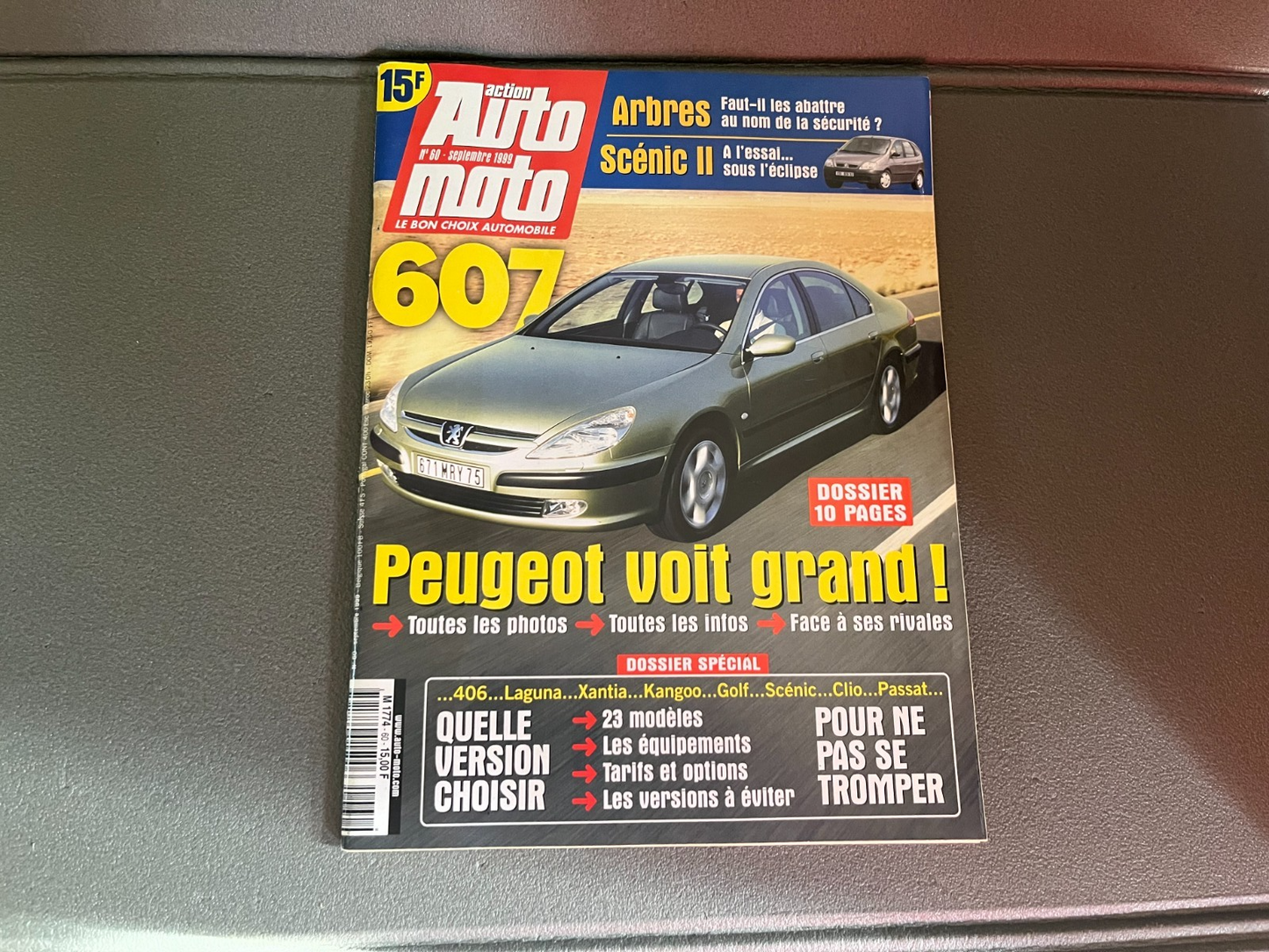 Livre Revue Voiture Automobile Action AutoMoto N°60