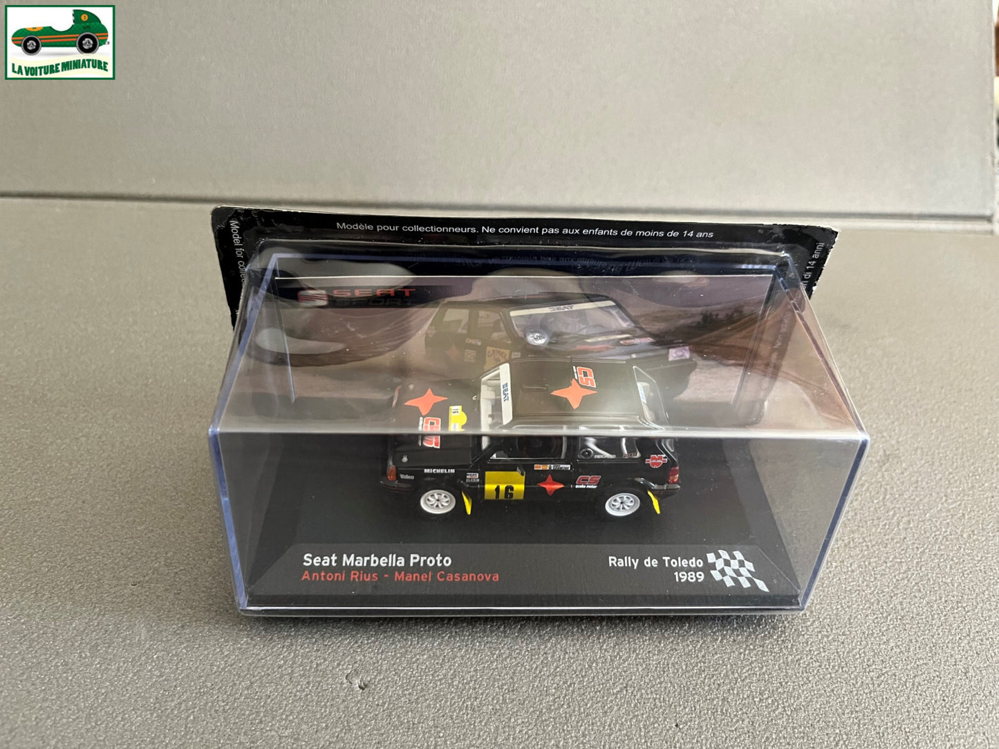 Voiture Miniature Seat Marbella Proto Rallye de Toledo 1989 au 1/43