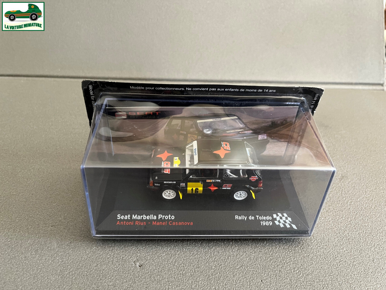 Voiture Miniature Seat Marbella Proto Rallye de Toledo 1989 au 1/43