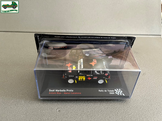 Voiture Miniature Seat Marbella Proto Rallye de Toledo 1989 au 1/43
