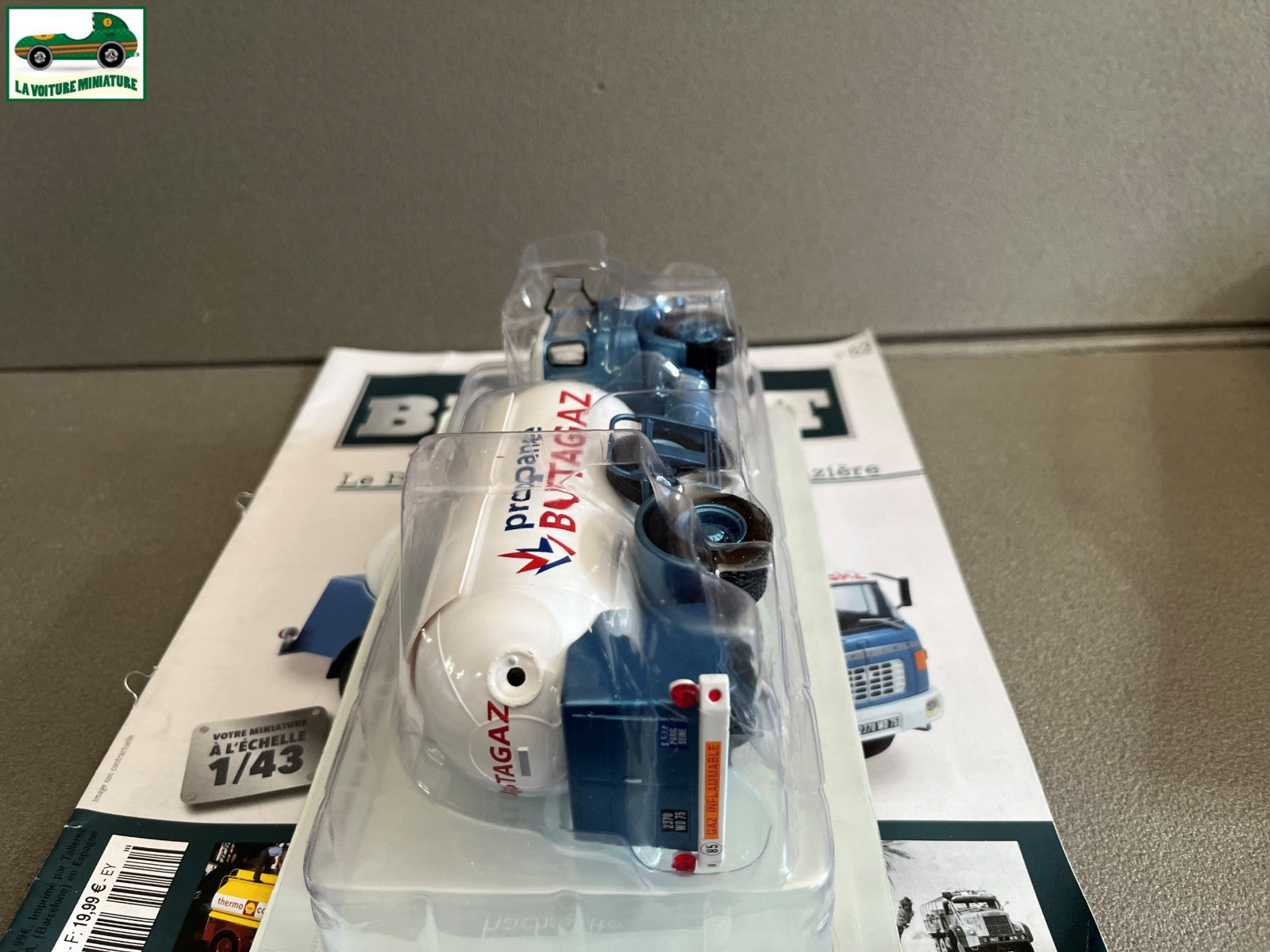 Voiture miniature Camion Berliet GCK 160 B Butagaz Hachette 1/43
