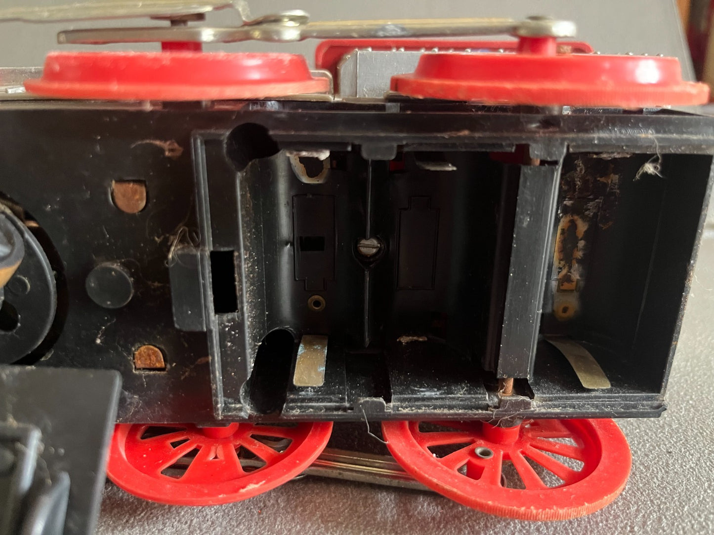 Jouet Ancien Plastique Train Locomotive Jyesa Western Spain