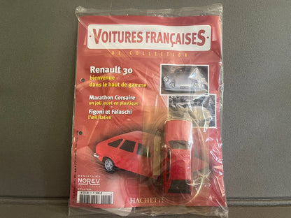 Voiture miniature Renault 30 Norev Hachette + Fascicule au 1/43