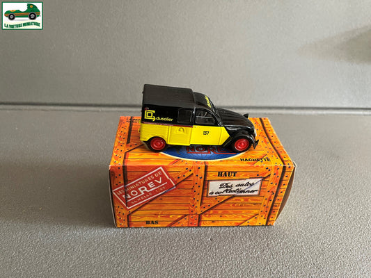 Voiture miniature Citroen 2cv Azu dusolier Norev Hachette au 1/43