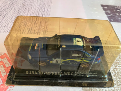 Voiture miniature Rallye New Zeland WRC Subaru Impreza WRC 2003 Makinen 1/43