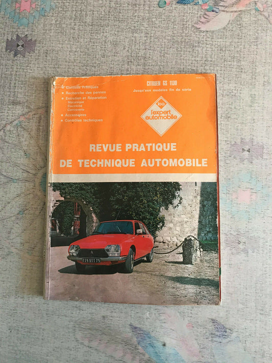 Livre Revue Technique Automobile Citroen GS 1130 LEA