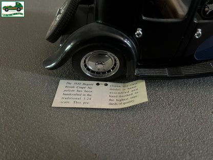 Voiture miniature Bugatti Royale Coupé Napoleon 1930 Franklin Mint 1/24 Défauts