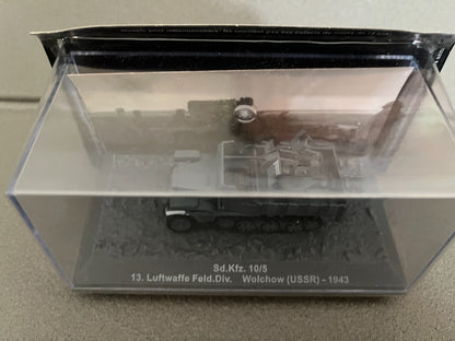 Miniature Militaire Char Tank Blindé Sd.Kfz. 10/5 13. Luftwaffe Altaya 1/72