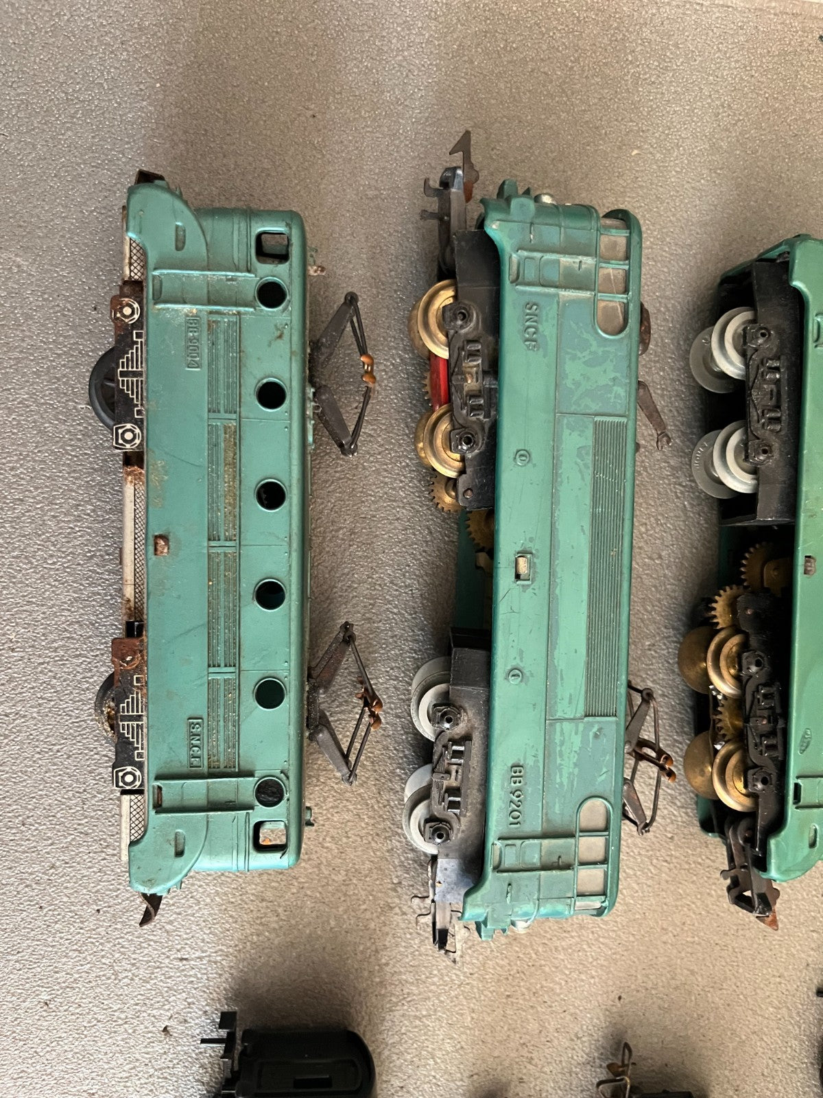Jouets Anciens Lot de Locomotive Jouef Lima BB Wagon Hornby Troby HO Pour Pièces