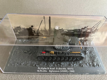 Miniature Militaire Char Tank Blindé Pz.Kpfw. IV Ausf. G Sd.Kfz. 161 Altaya 1/72