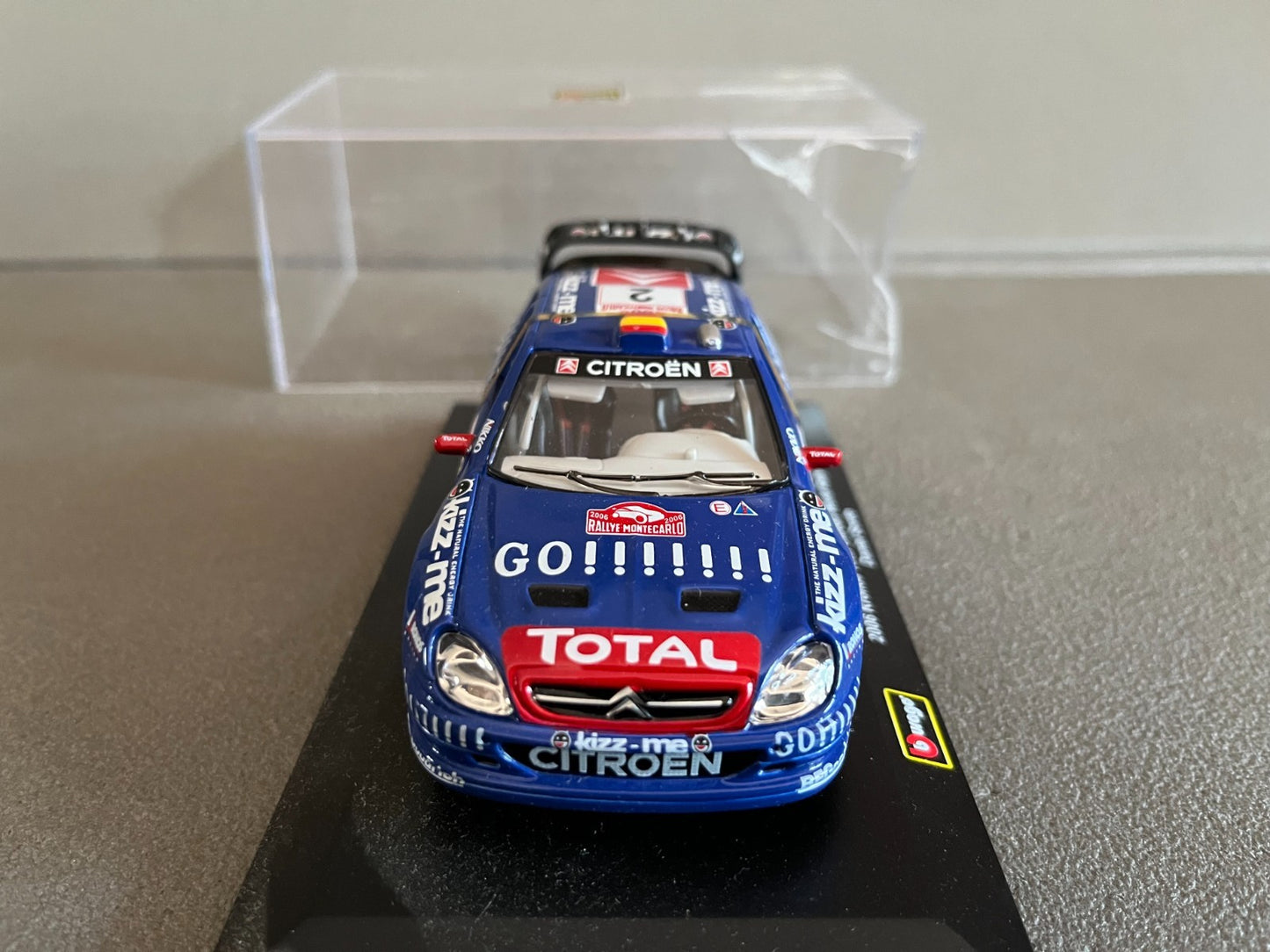 Voiture Miniature 2006 Citroen WRC Kronos Rallye Sordo Monte Carlo Burago 1/32