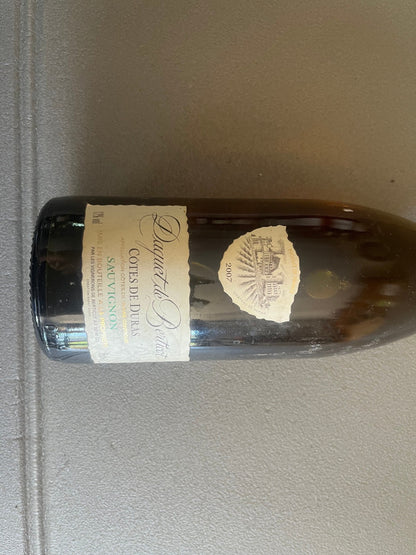 Ancienne Bouteille Vin Sauvignon Daguet de Berticot 2007 Collection Perso