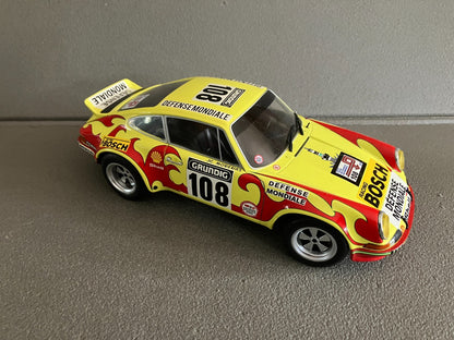 Voiture Miniature Porsche 911 RSR Tour Auto 1973 Ballot Lena Solido 1/18