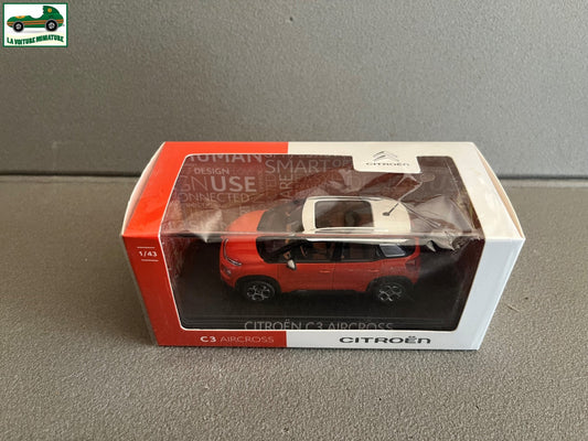 Voiture miniature Citroen C3 Aircross 2017 Orange Norev au 1/43