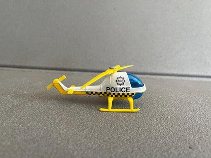Ancienne Voiture Miniature Hélicotère Police Corgi Junior Echelle Majorette