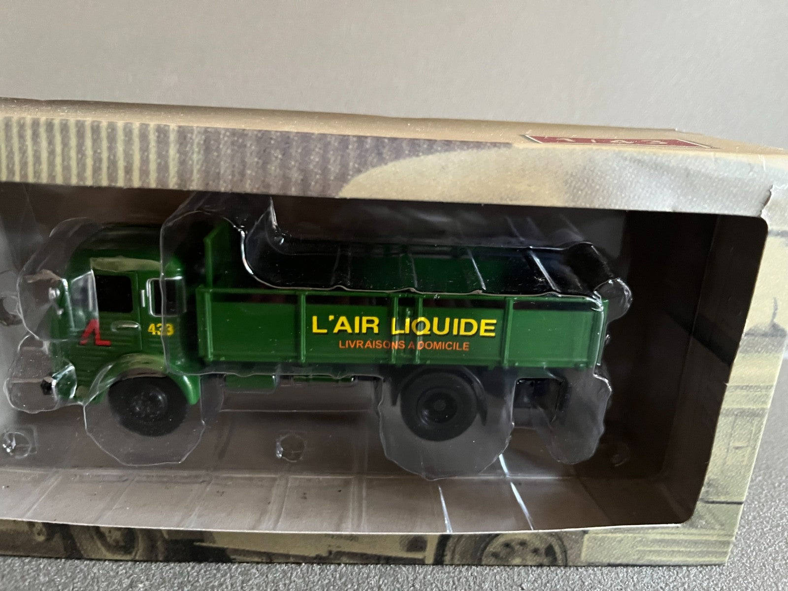 Voiture Miniature Camion D'autrefois Simca Cargo Air Liquide Ixo Altaya 1/43