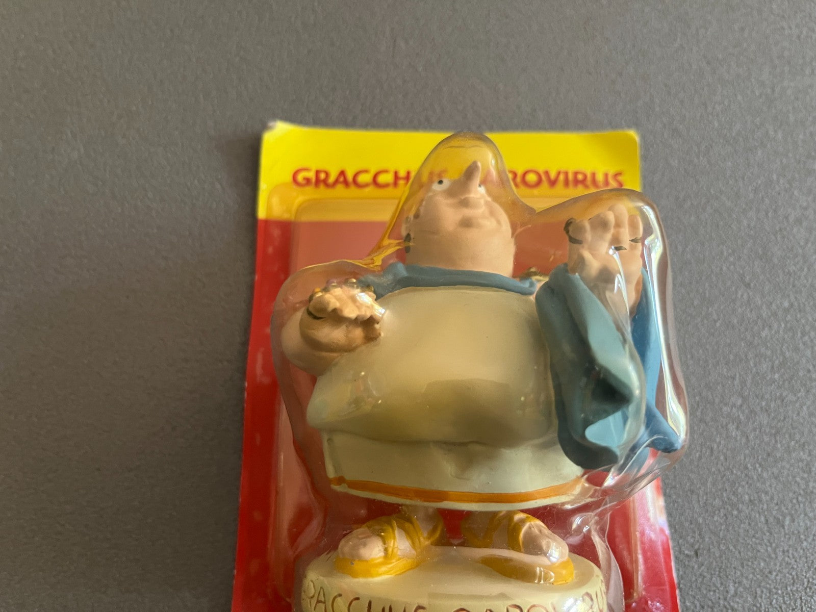 Figurine de Collection Astérix Obélix Gracchus Garovirus Plastoy Atlas